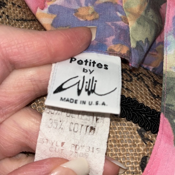 Vintage 80s Floral Midi Dress - Picture 14 of 14